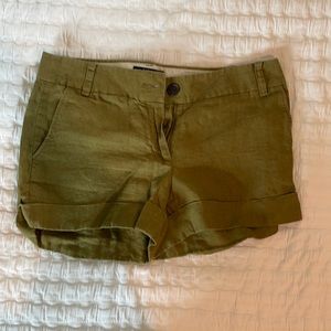 JCrew Baird McNutt linen shorts